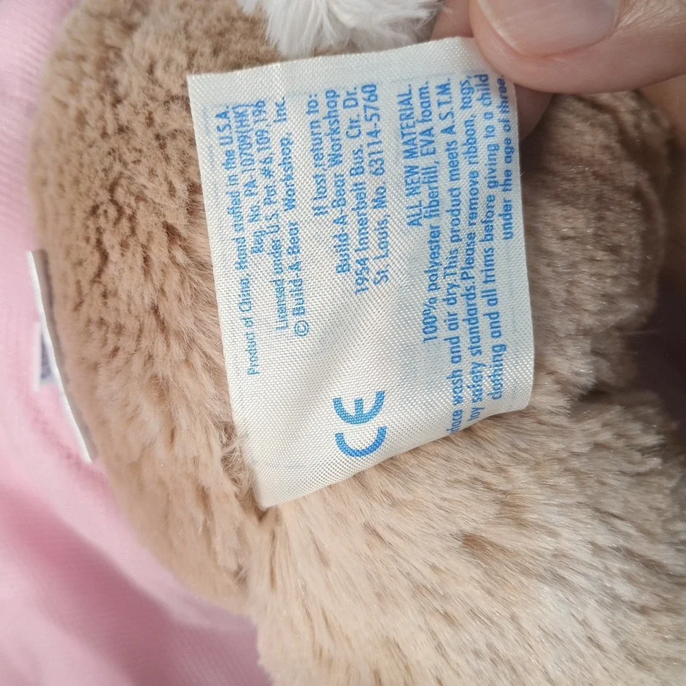 Build a Bear Cinnamon Swirl Bunny Rabbit Plush 18